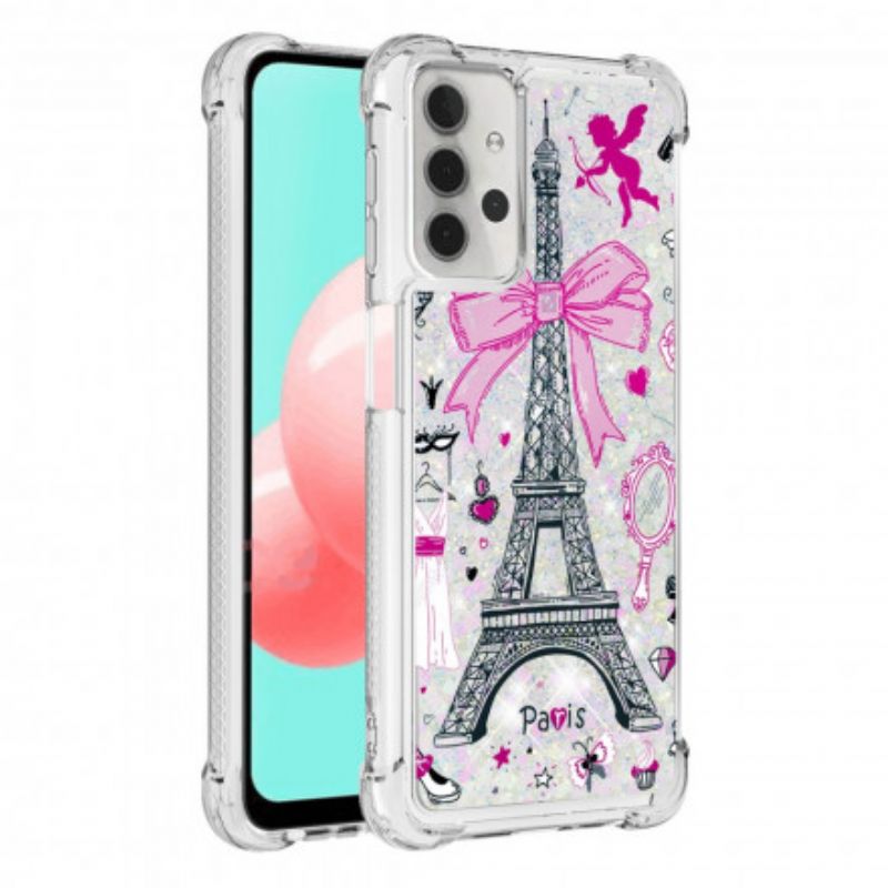 Cover Samsung Galaxy A32 5G Eiffeltårnets Glitter