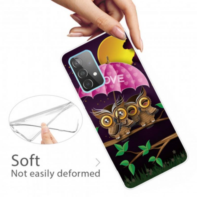 Cover Samsung Galaxy A32 5G Fleksible Kærlighedsugler