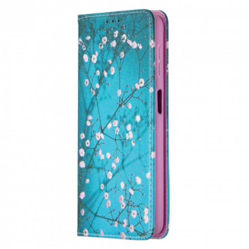 Cover Samsung Galaxy A32 5G Flip Cover Blomstrende Grene