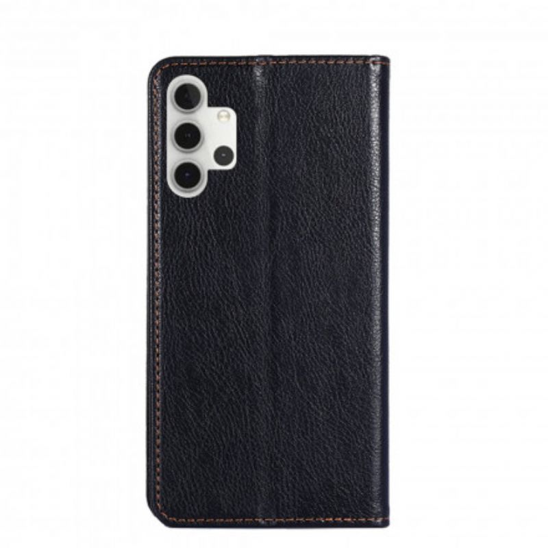 Cover Samsung Galaxy A32 5G Flip Cover Monokrom Lædereffekt