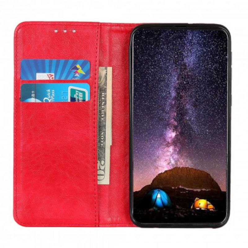 Cover Samsung Galaxy A32 5G Flip Cover Splitlædertekstur