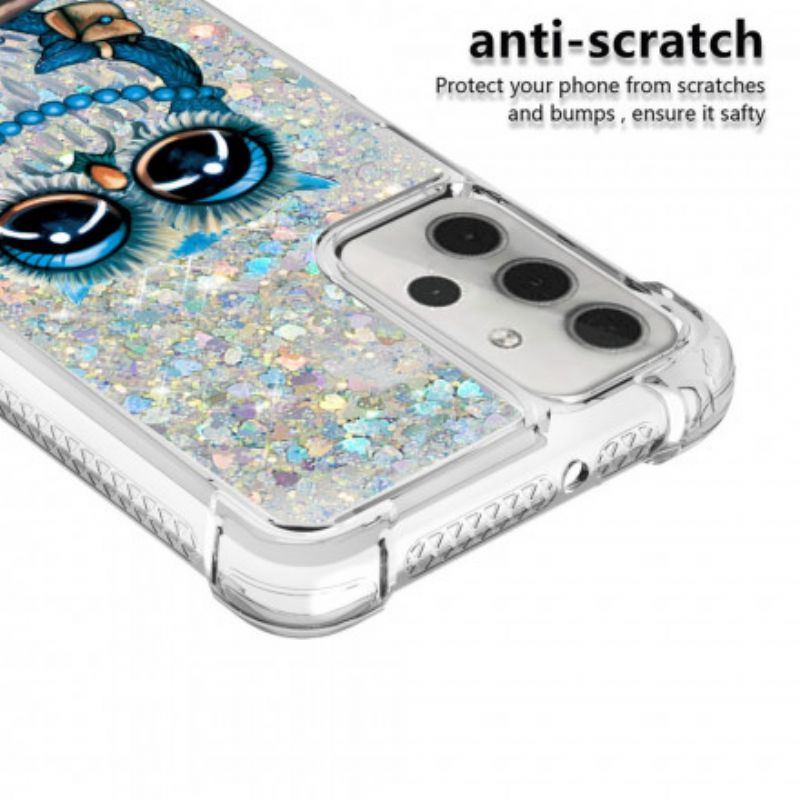 Cover Samsung Galaxy A32 5G Frøken Glitterugle