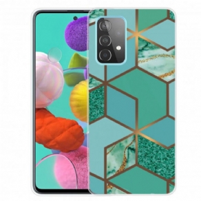 Cover Samsung Galaxy A32 5G Geometrisk Marmor