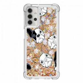 Cover Samsung Galaxy A32 5G Hr Glitter Dog