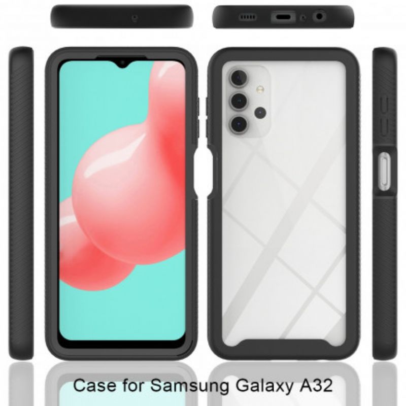 Cover Samsung Galaxy A32 5G Hybrid Silikonekantdesign