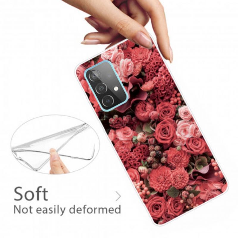 Cover Samsung Galaxy A32 5G Intense Blomster