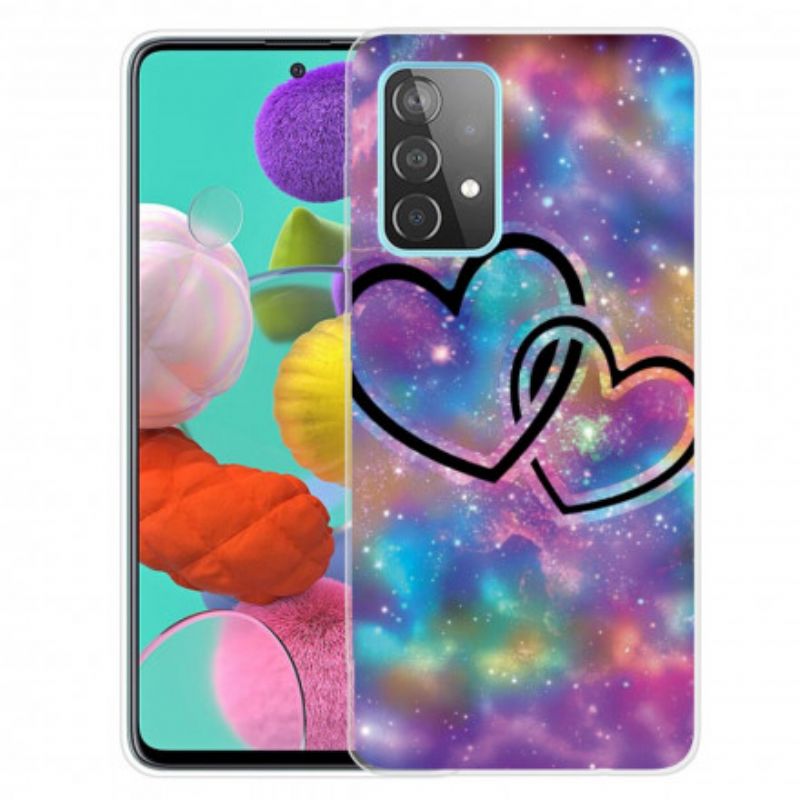 Cover Samsung Galaxy A32 5G Kædte Hjerter