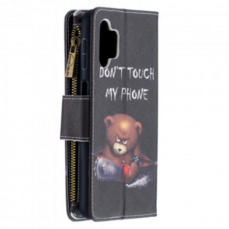 Flip Cover Samsung Galaxy A32 5G Bear Lynlåslomme