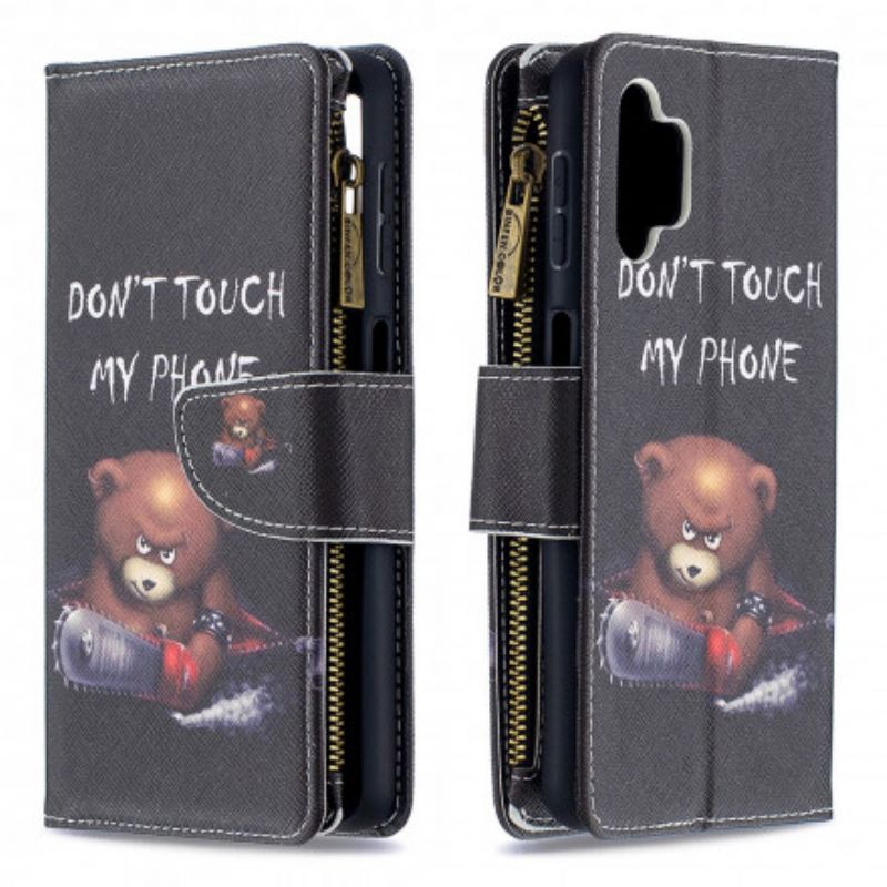 Flip Cover Samsung Galaxy A32 5G Bear Lynlåslomme