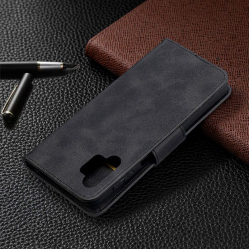 Flip Cover Samsung Galaxy A32 5G Læder Cover Glat Skrå Klap