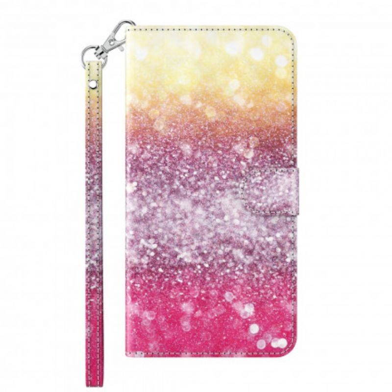 Flip Cover Samsung Galaxy A32 5G Light Spot Magenta Glitter