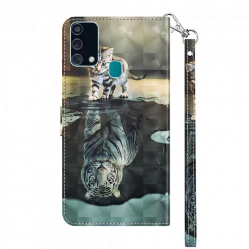 Flip Cover Samsung Galaxy A32 5G Lyspunkt Ernest The Tiger