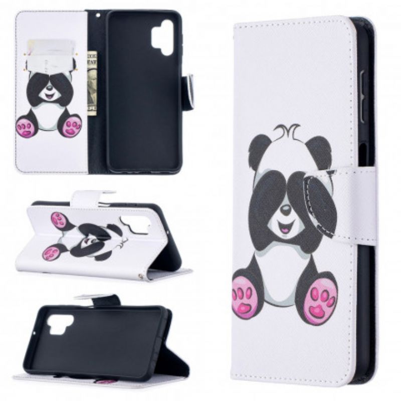 Flip Cover Samsung Galaxy A32 5G Panda Sjov