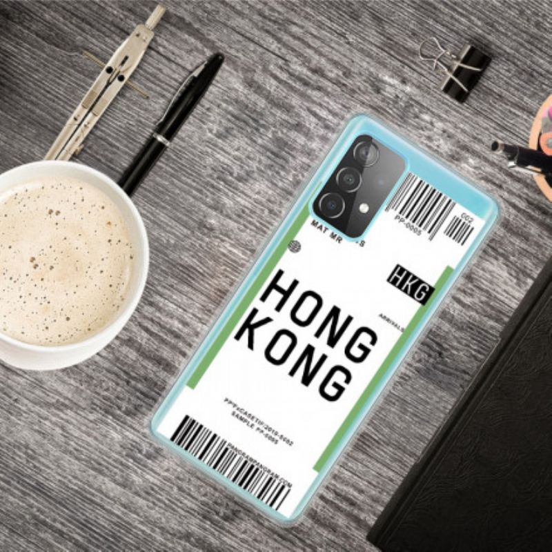 Mobilcover Samsung Galaxy A32 5G Boardingkort Til Hong Kong