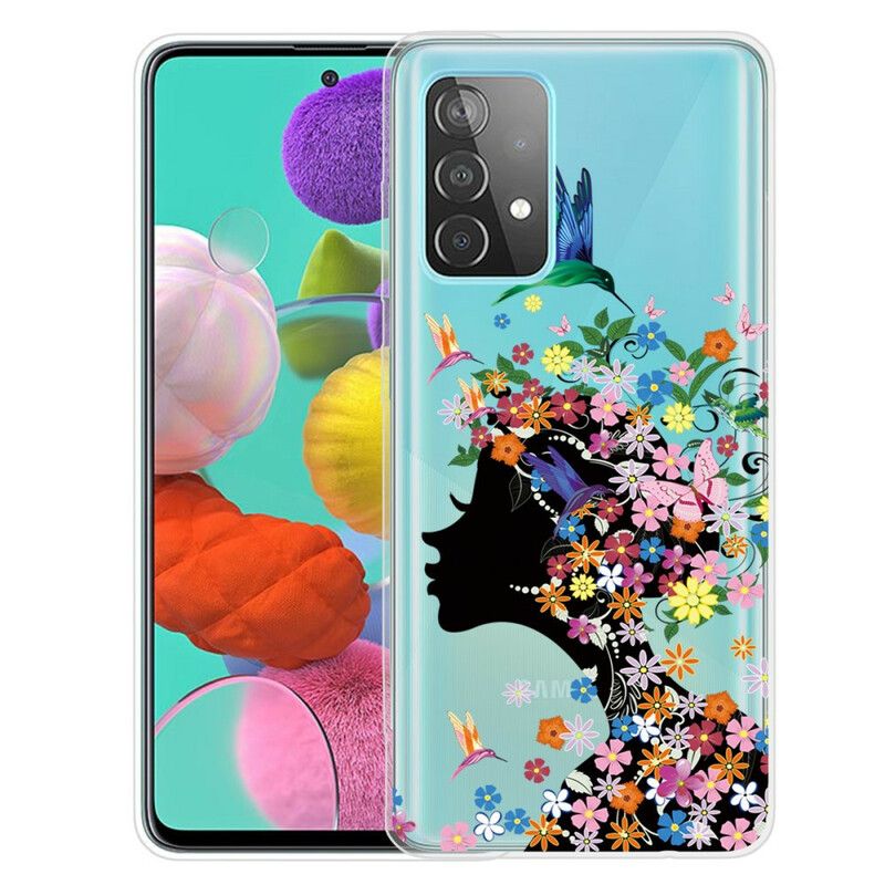 Mobilcover Samsung Galaxy A32 5G Smukt Blomsterhoved