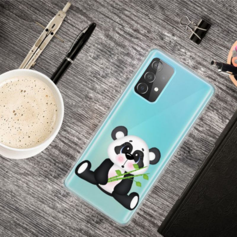 Mobilcover Samsung Galaxy A32 5G Transparent Trist Panda