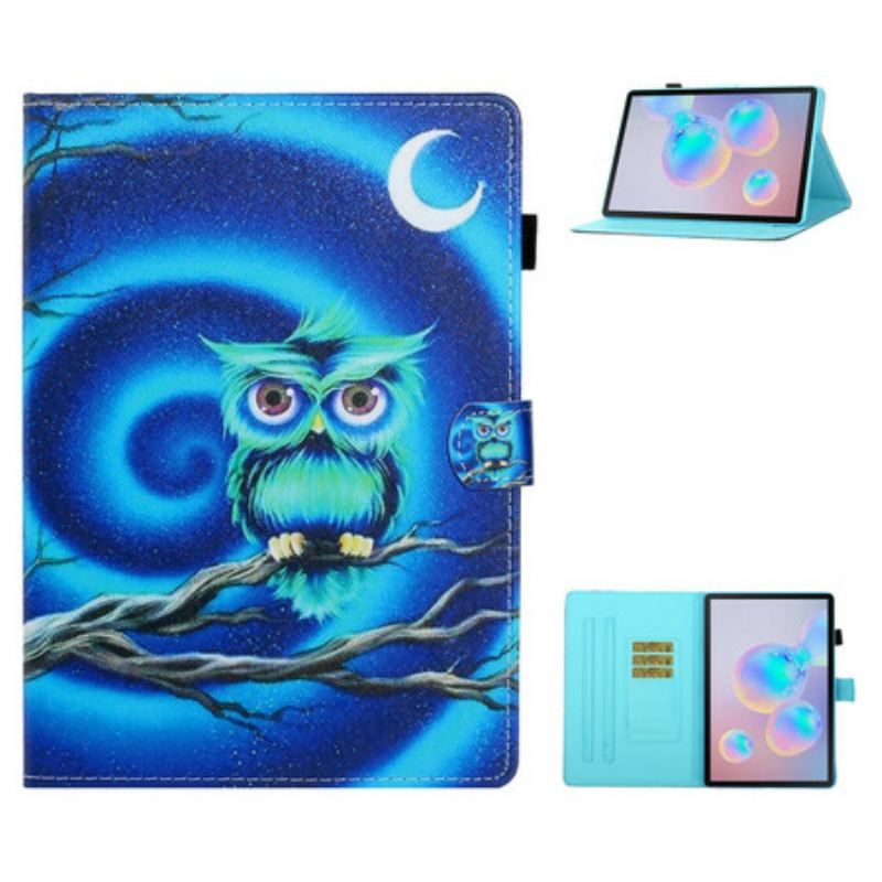 Flip Cover Samsung Galaxy Tab S8 / Tab S7 Sjov Ugle