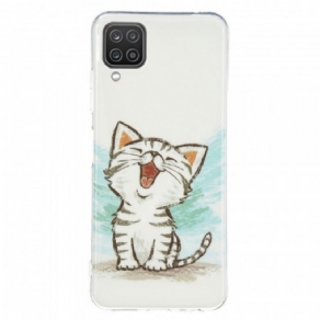 Cover Samsung Galaxy M12 / A12 Fluorescerende Kat