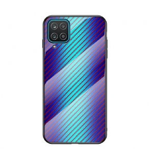 Cover Samsung Galaxy M12 / A12 Kulfiber Hærdet Glas