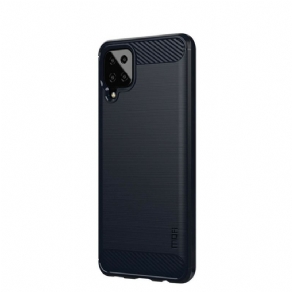 Cover Samsung Galaxy M12 / A12 Mofi Børstet Kulfiber