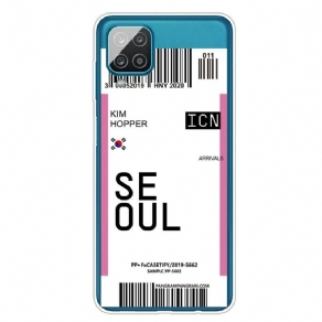 Cover Samsung Galaxy M12 / A12 Seoul Boardingkort