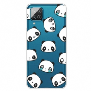 Cover Samsung Galaxy M12 / A12 Sømløse Sentimentale Pandaer