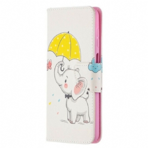 Flip Cover Samsung Galaxy M12 / A12 Baby Elefant