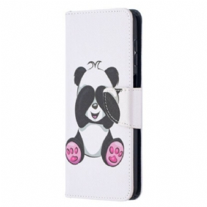 Flip Cover Samsung Galaxy M12 / A12 Panda Sjov