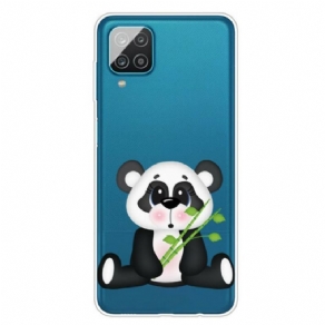 Mobilcover Samsung Galaxy M12 / A12 Sømløs Sad Panda