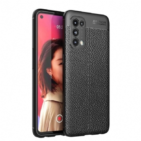 Cover Oppo Find X3 Lite Dobbelt Linje Litchi Lædereffekt