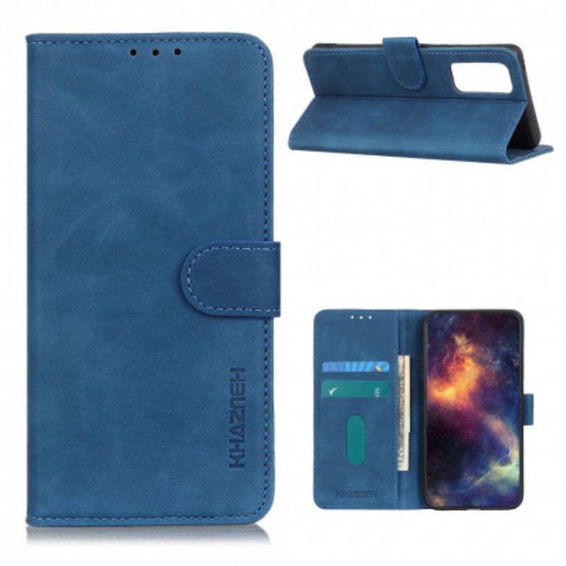 Flip Cover Oppo Find X3 Lite Mat Vintage Lædereffekt Khazneh