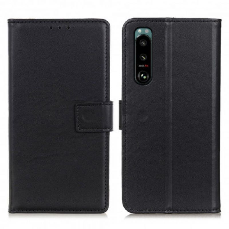 Flip Cover Sony Xperia 5 III Simpelt Kunstlæder