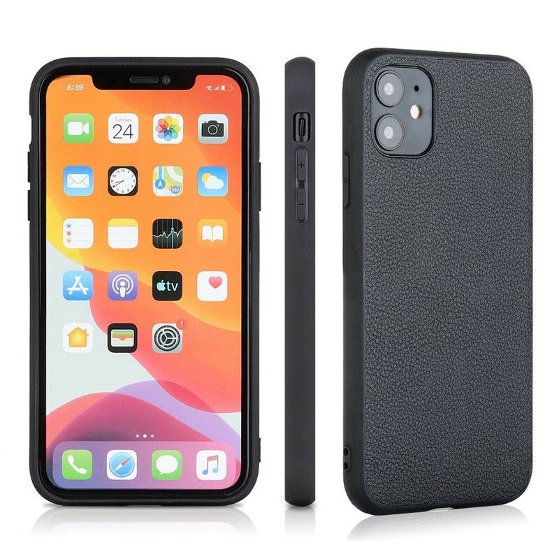 Cover iPhone 12 / 12 Pro Ægte Læder Ædruelighed