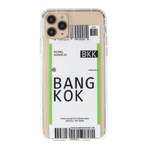 Cover iPhone 12 / 12 Pro Boardingkort Til Bangkok