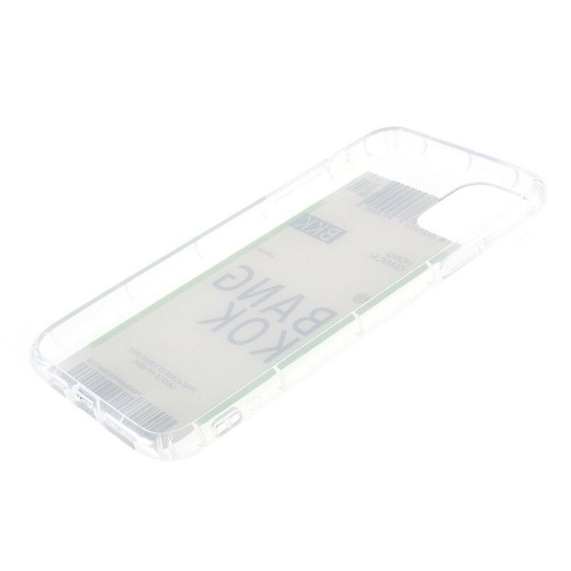 Cover iPhone 12 / 12 Pro Boardingkort Til Bangkok