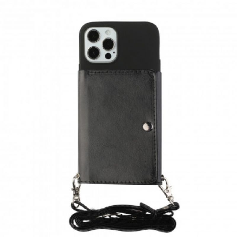 Cover iPhone 12 / 12 Pro Crossbody Kortholder