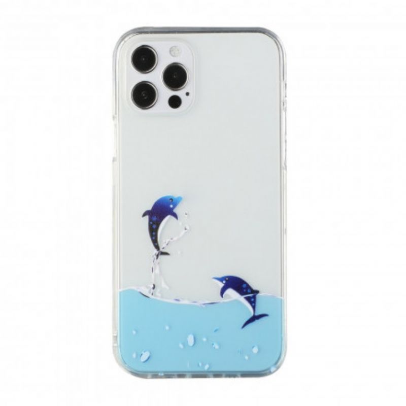 Cover iPhone 12 / 12 Pro Delfinspil