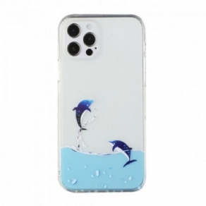 Cover iPhone 12 / 12 Pro Delfinspil