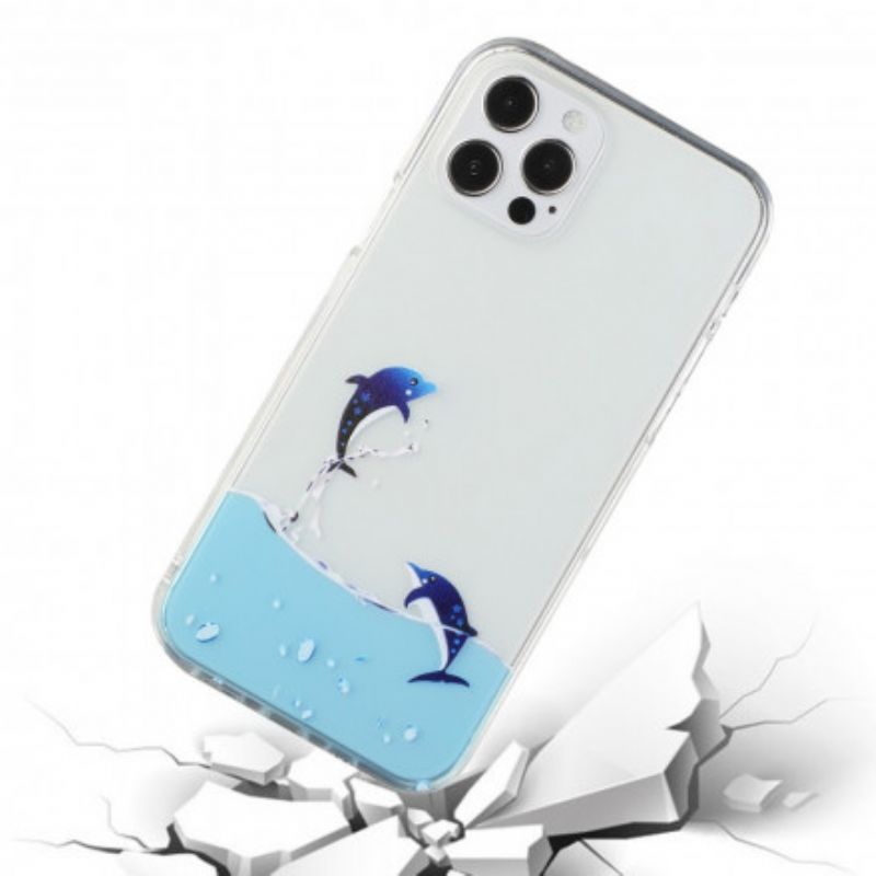 Cover iPhone 12 / 12 Pro Delfinspil