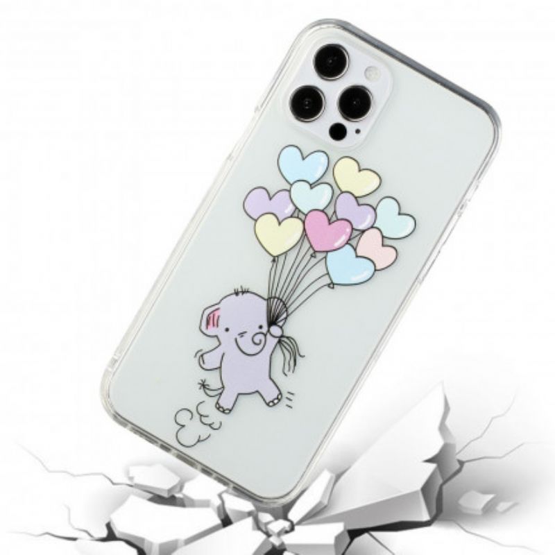 Cover iPhone 12 / 12 Pro Elefantballoner