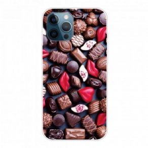 Cover iPhone 12 / 12 Pro Fleksibel Chokolade