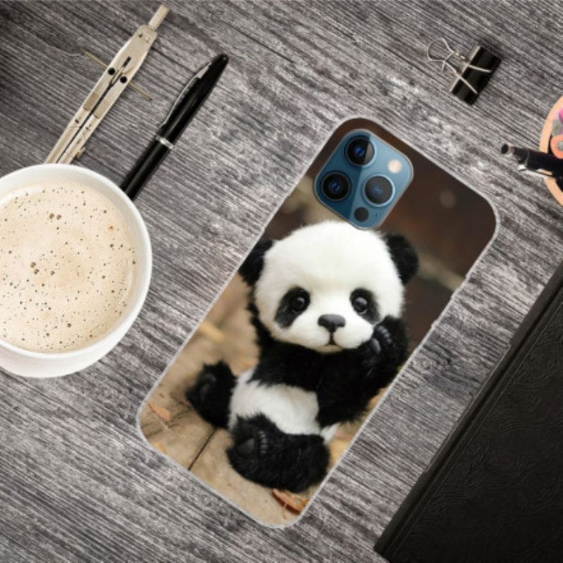 Cover iPhone 12 / 12 Pro Fleksibel Panda