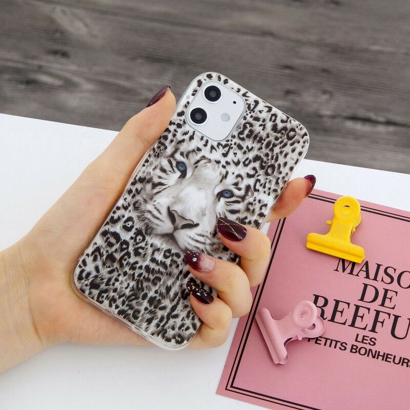 Cover iPhone 12 / 12 Pro Fluorescerende Leopard