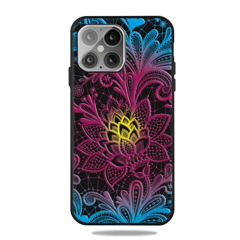 Cover iPhone 12 / 12 Pro Intens Farverige Blomster