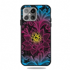 Cover iPhone 12 / 12 Pro Intens Farverige Blomster