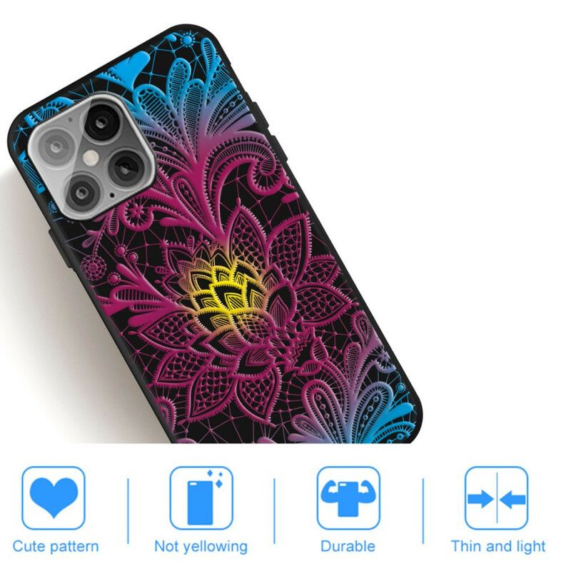 Cover iPhone 12 / 12 Pro Intens Farverige Blomster