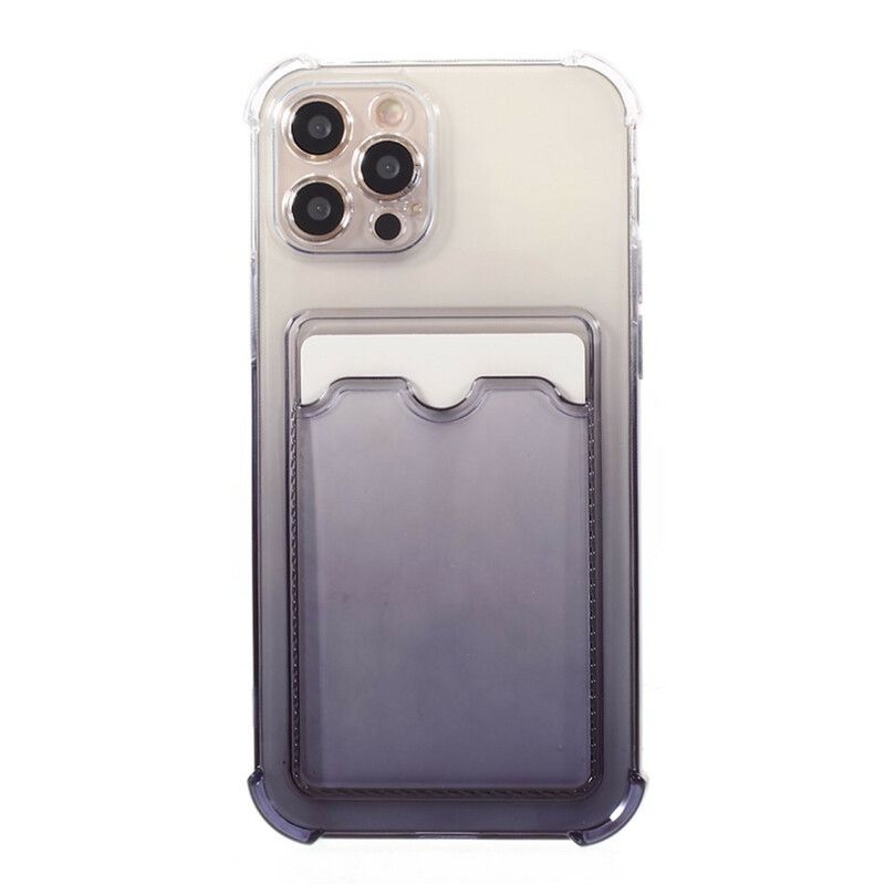 Cover iPhone 12 / 12 Pro Klar Gradientkortholder