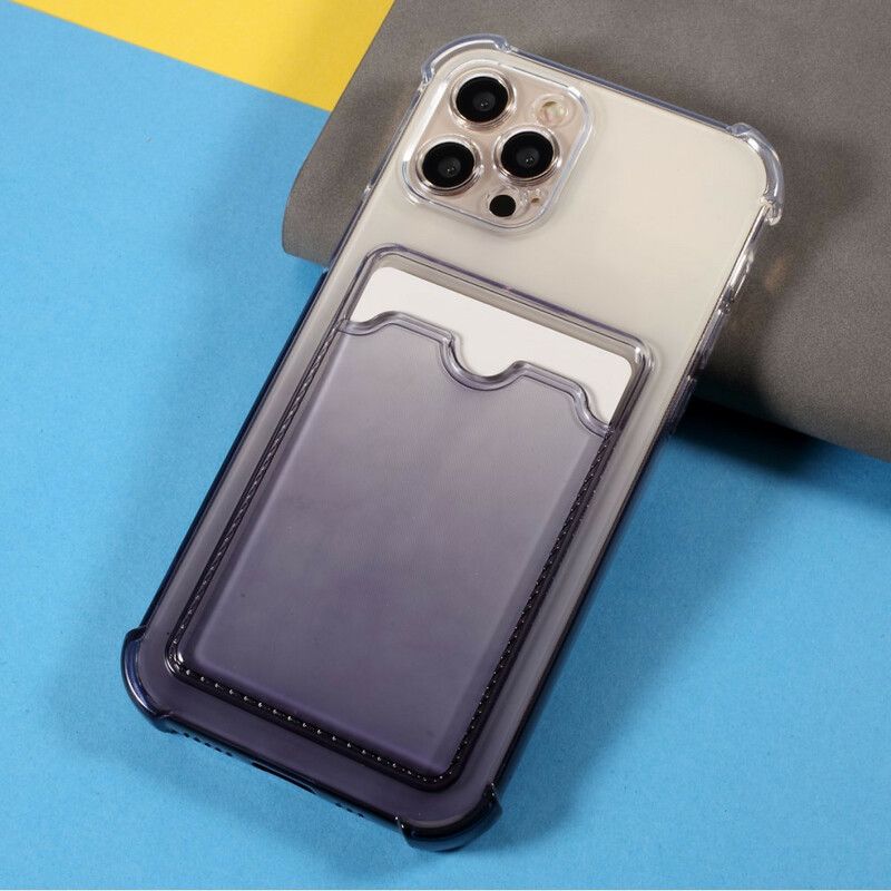 Cover iPhone 12 / 12 Pro Klar Gradientkortholder