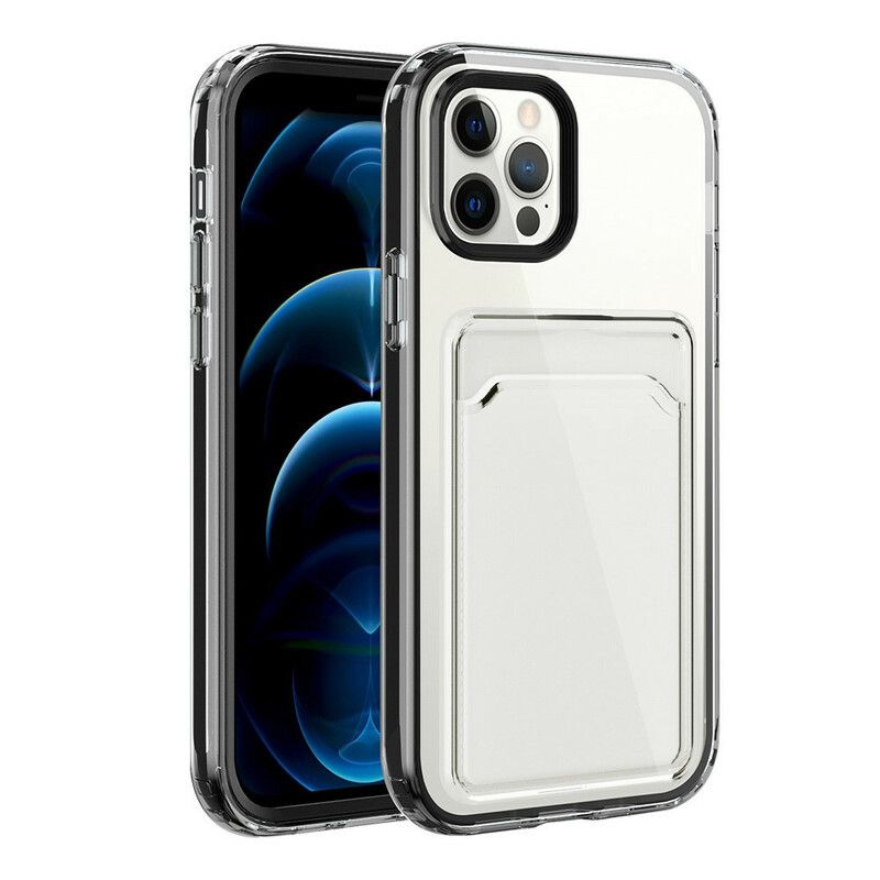 Cover iPhone 12 / 12 Pro Klar Hybridkortholder