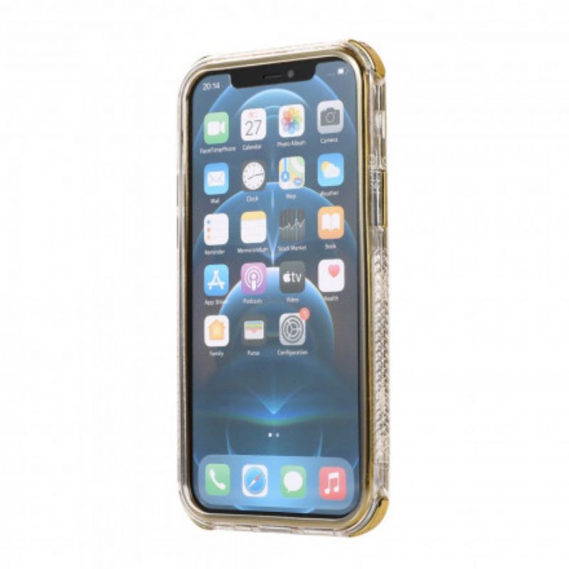 Cover iPhone 12 / 12 Pro Mousserende Pailletter